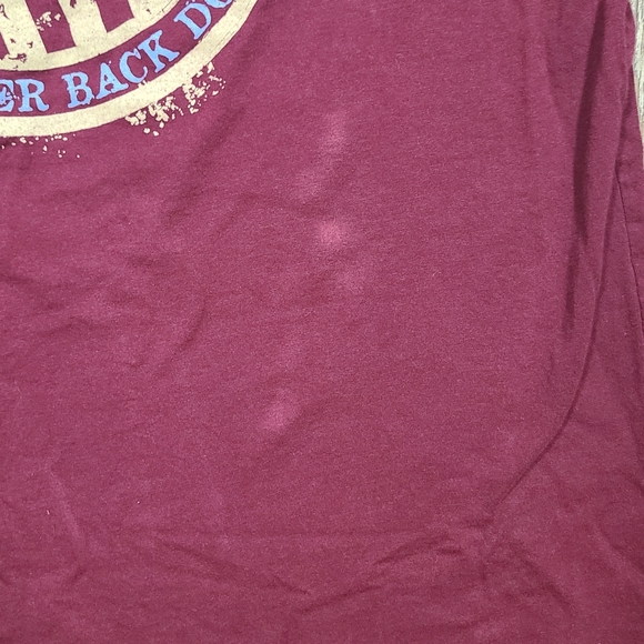 Grunt Style American Renegade T-Shirt Maroon Large Patriotic USA Graphic Tee - Picture 6 of 8